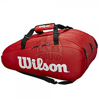 Чехол-сумка Wilson Tour 3 Comp на 15 ракеток (красный) (арт. WRZ847915)