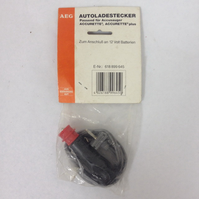 Штекер для зарядного устройства автомобильных аккумуляторных пылесосов AEG Accurette, Accurette plus - фото 1 - id-p113807088