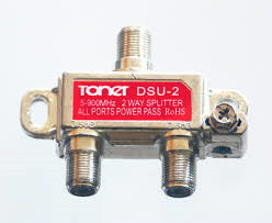 Сплиттер Toner DSU-2 5-900MHz 2 Way Splitter All Ports Power Pass - фото 1 - id-p113807227