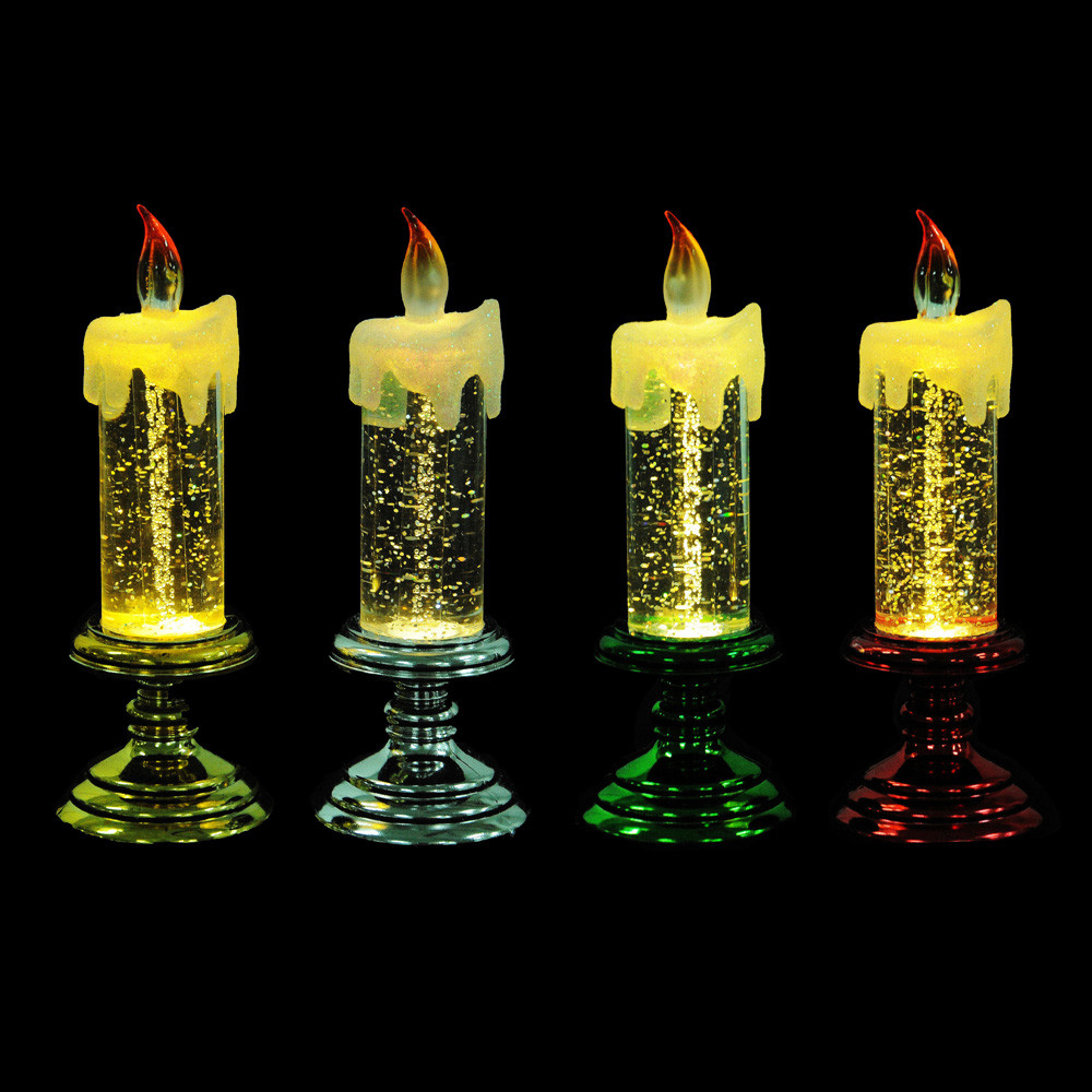 Светодиодная свеча с блестками. Лава лампа - свеча - фото 3 - id-p113836390