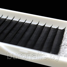 Ресницы для наращивания ,поштучно, черные (0,07 толщина,длина 8,10,12мм,изгиб  С), фото 3