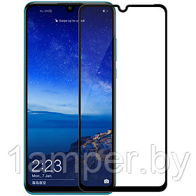 Защитное стекло 9D (дополнительное самоклеющееся) на экран Huawei P30 Lite Черное