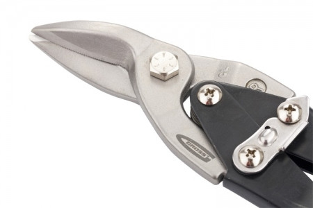 Ножницы по металлу "Piranha", 250 мм, прямой и правый рез, сталь СrMo, двухкомпонентные рукоятки Gross - фото 2 - id-p113880944