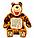 Развивающая мягкая игрушка " Медведь" учим алфавит 40 см, фото 3