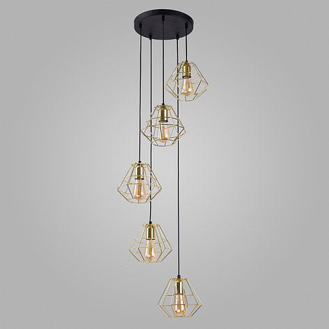 Подвесной светильник 2576 Diamond Gold TK Lighting Польша, фото 2