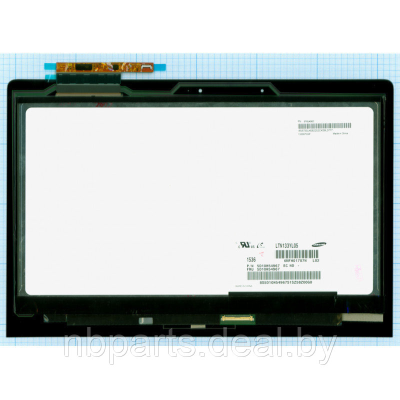 Тач скрин 12,5" для ноутбука Lenovo Yoga 900S-12isk, Black, FP-ST133SM007 - фото 1 - id-p111768936