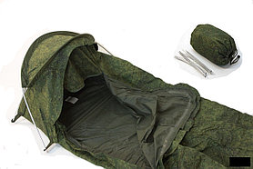 Мешок бивуачный "Армейский" с белым маскировочным чехлом (мини-палатка, цифра).