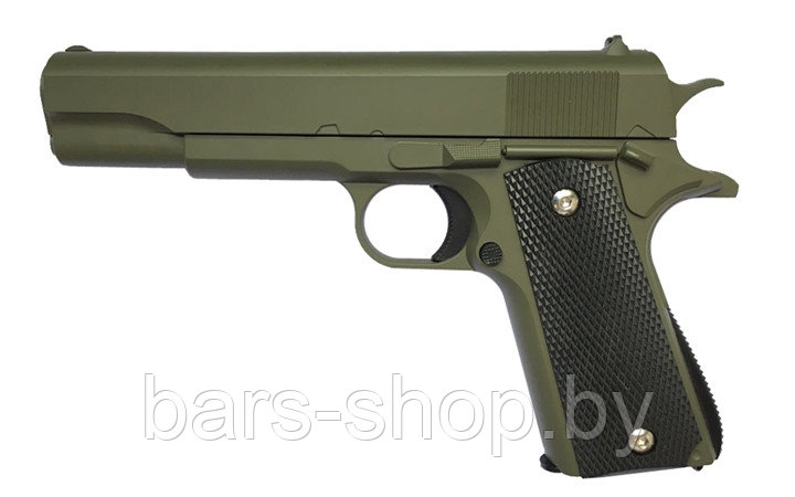 Пружинный пистолет Galaxy G.13G (зеленый) пружинный 6 мм