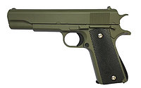 Пружинный пистолет Galaxy G.13G (зеленый) пружинный 6 мм