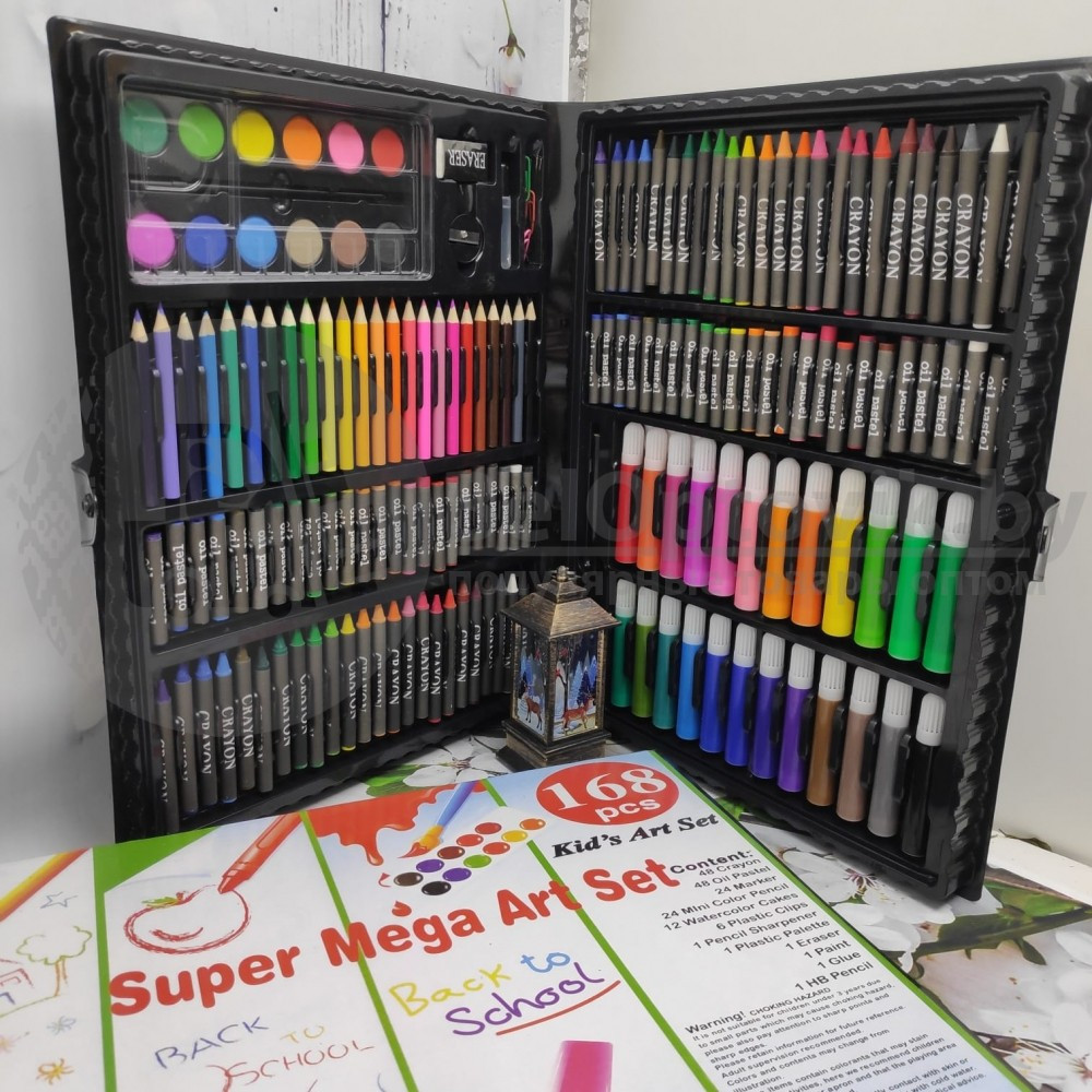 Набор для рисования Super Mega Art Set 168 предметов в чемодане - фото 6 - id-p113916874