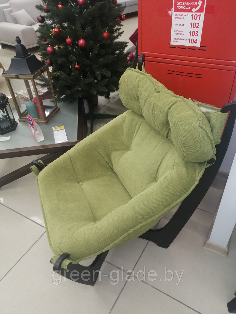 Кресло для отдыха модель 11 каркас Венге ткань Verona Apple Green - фото 7 - id-p23904978