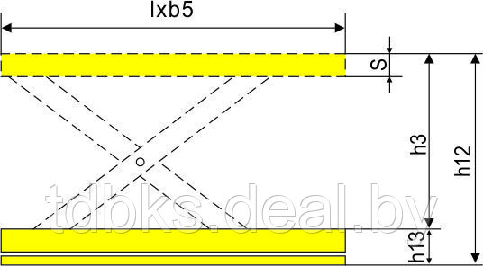 Подъемный стол стационарный электрический BKS Xilin DGS20 (высота подъема 3500 мм) - фото 3 - id-p6656537