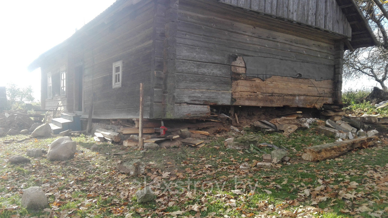 Замена фундамента деревянного дома - фото 3 - id-p113856018