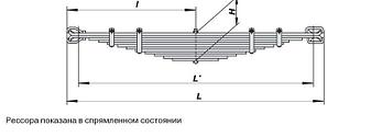 53 рессора передняя в сборе