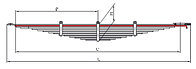 КАМАЗ-55111 2 лист рессоры передней