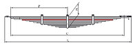КАМАЗ-55111 5 лист рессоры передней