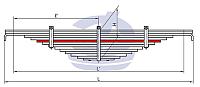 КАМАЗ-55111 6 лист рессоры задней