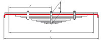 КАМАЗ-55111 ПП 2 лист рессоры задней