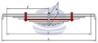 КАМАЗ-55111 ПП 5 лист с/х рессоры задней