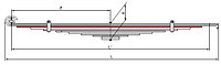 КАМАЗ-65115 3 лист рессоры передней