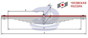 Прицеп-9554 1 лист рессоры задней