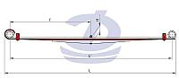 УАЗ-3962 2 лист рессоры задней малолистовой с/х