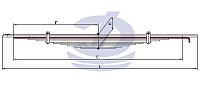 УРАЛ-43206 3 лист задней рессоры