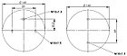 Пневморессора (тип 2/D 220-1C) двух секционная (верх: 2 х отв. Шт. М10х1,5) пневмоподушка, фото 2