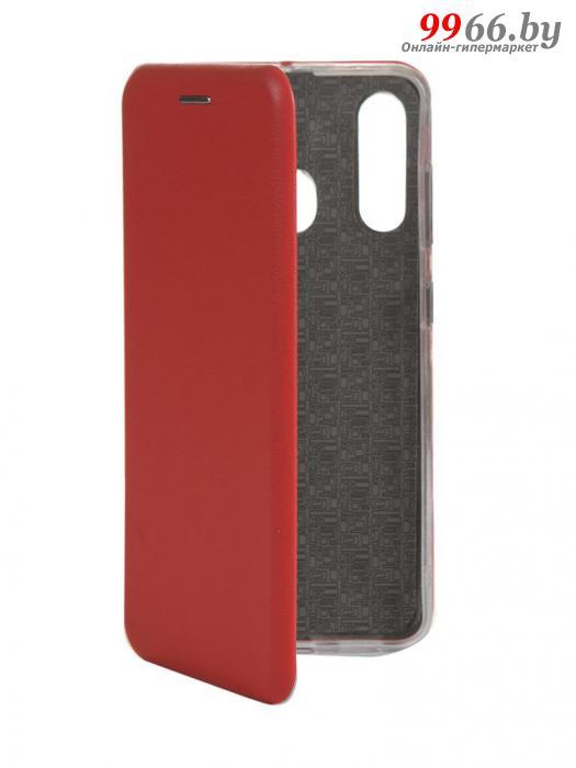 Чехол Innovation для Samsung Galaxy A60 Book Silicone Magnetic Red 15496 - фото 1 - id-p113763480