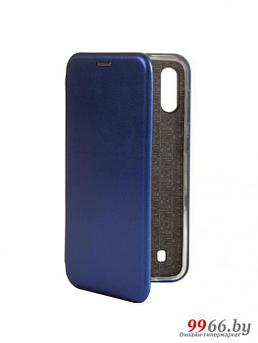 Чехол Innovation для Samsung Galaxy M10 Book Silicone Magnetic Blue 15518