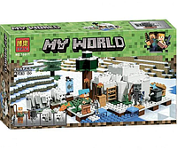 Конструктор Bela My World "Иглу", 284 деталей, аналог, арт.10811