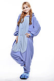 Пижама кигуруми Голубой Стич взрослый, фото 4