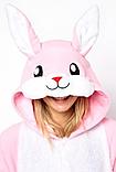 Пижама кигуруми Розовый кролик Банни детский, фото 3