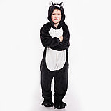 Пижама кигуруми Черный кот детский, фото 3