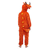 Пижама кигуруми Трицератопс оранжевый, фото 2