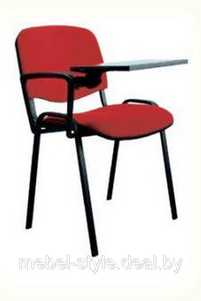 Стулья со столиком ИСО для конференций тренингов и обучения , кресло с пюпитром ISO хром искусственная кожа V - фото 3 - id-p113977638