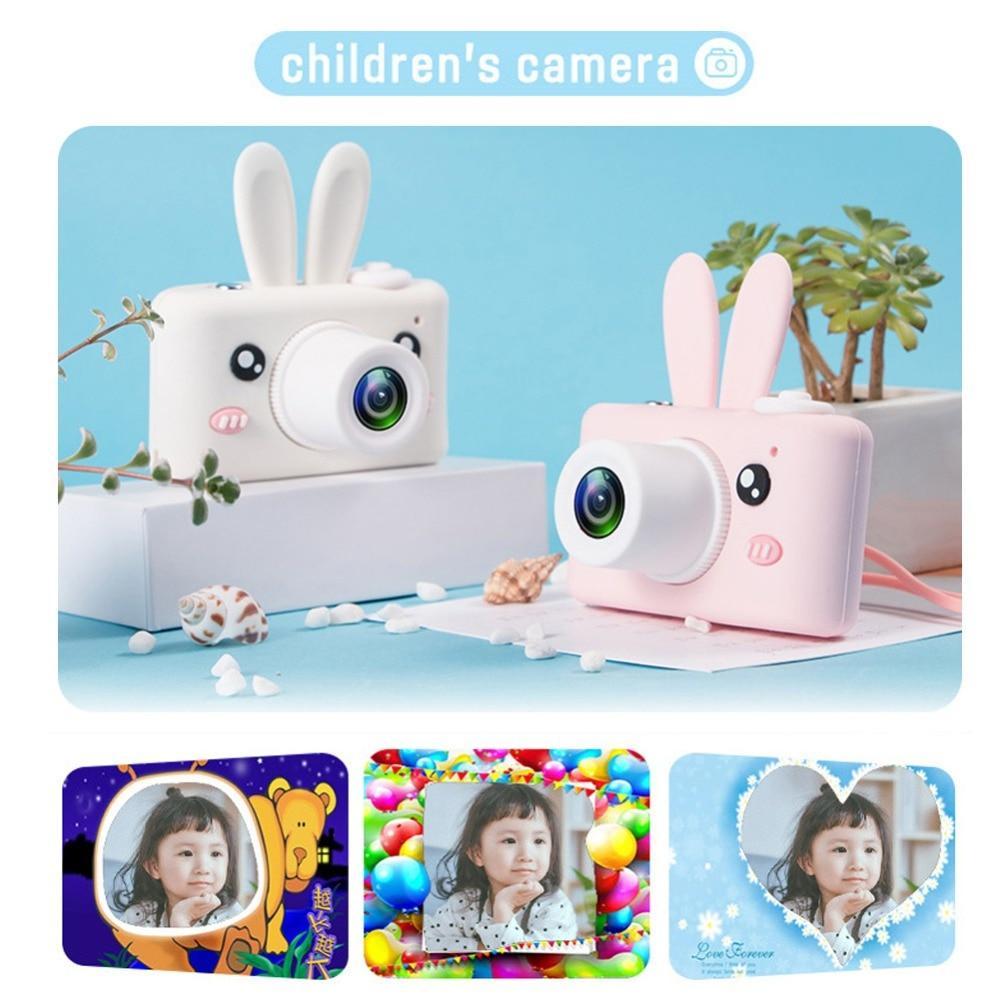 Детская цифровая камера GSMIN Fun Camera Rabbit со встроенной памятью и играми - фото 5 - id-p113977639