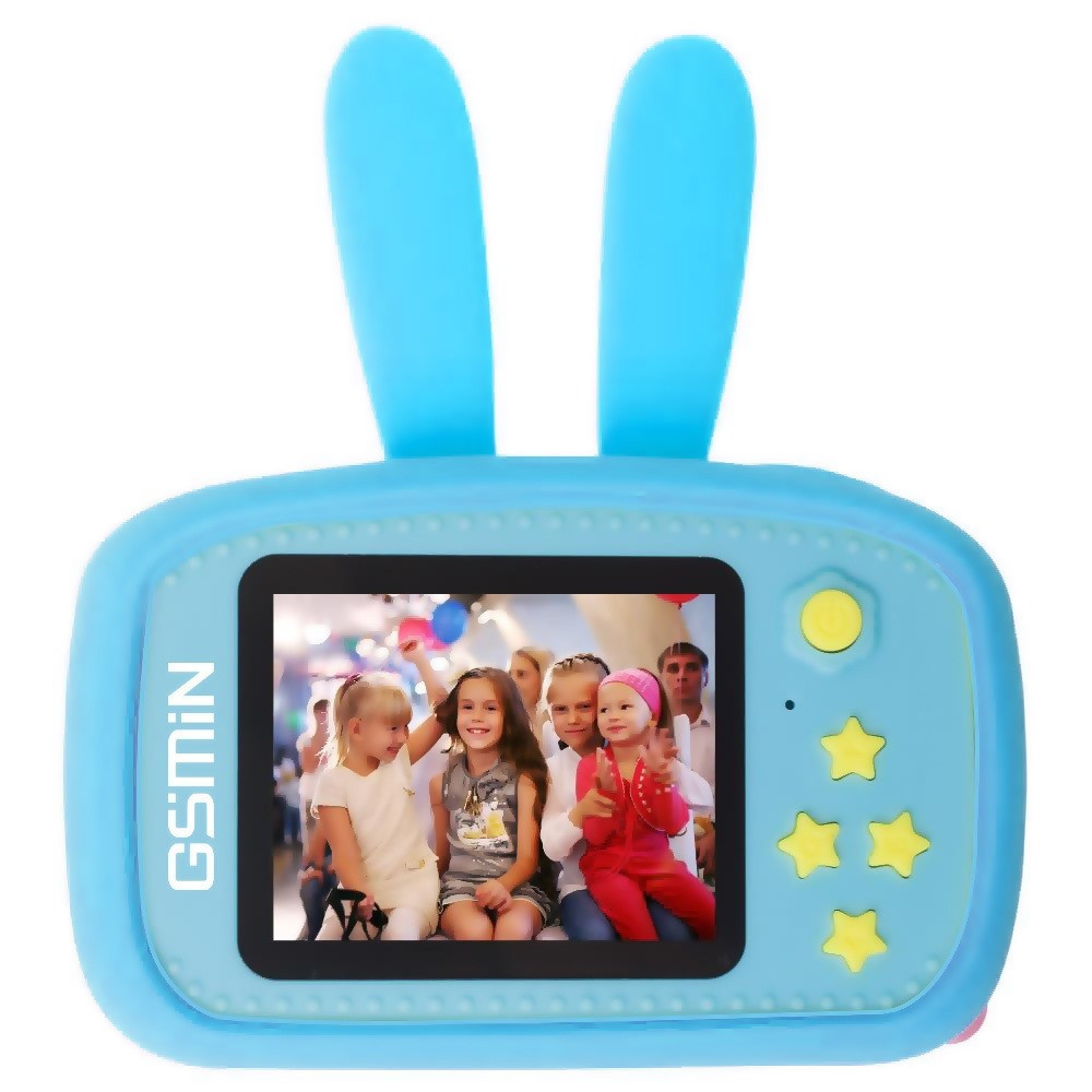 Детская цифровая камера GSMIN Fun Camera Rabbit со встроенной памятью и играми - фото 7 - id-p113977639