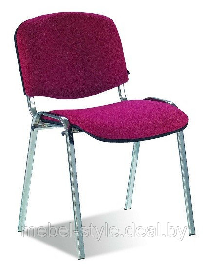 Кресло ИСО хром с подлокотниками для посетителей, офиса и дома, стул ISO Chrome ARM ткань калгари) - фото 2 - id-p113977699