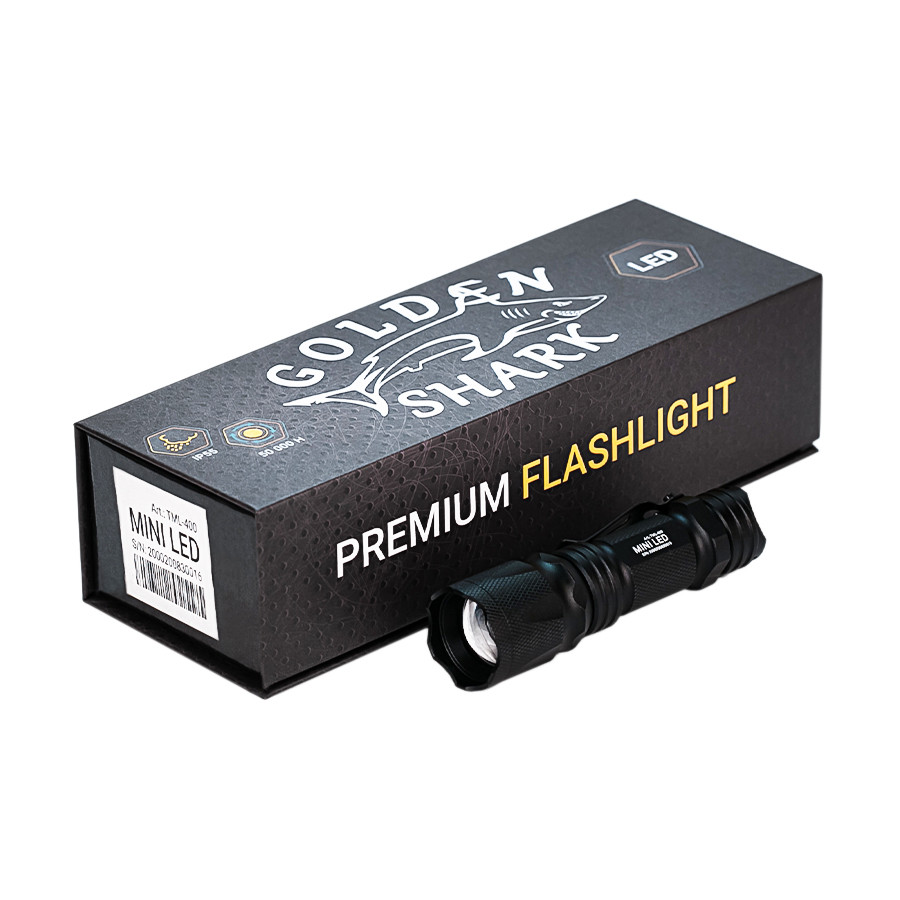 Фонарь GOLDEN SHARK Mini Led - фото 4 - id-p114021309