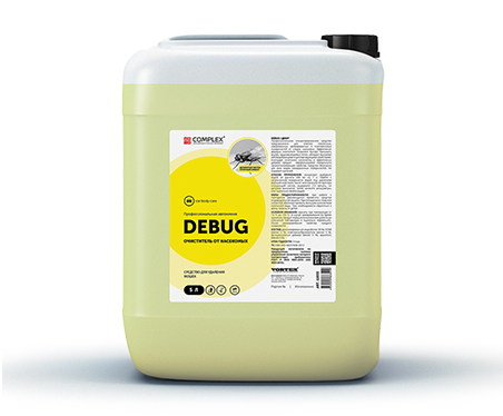 DeBug - Средство для удаления следов насекомых, почек, смол | Complex | 5л - фото 1 - id-p114023228