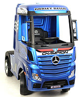 Детский электромобиль RiverToys Mercedes-Benz Actros 4WD HL358 (синий глянец) Лицензия