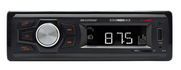 Бездисковая USB/microSD автомагнитола Soundmax SM-CCR3056F