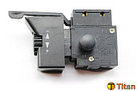 Выключатель (кнопка) KR-8 8(8)A - 250V. Подходит для дрели DWT CD-103