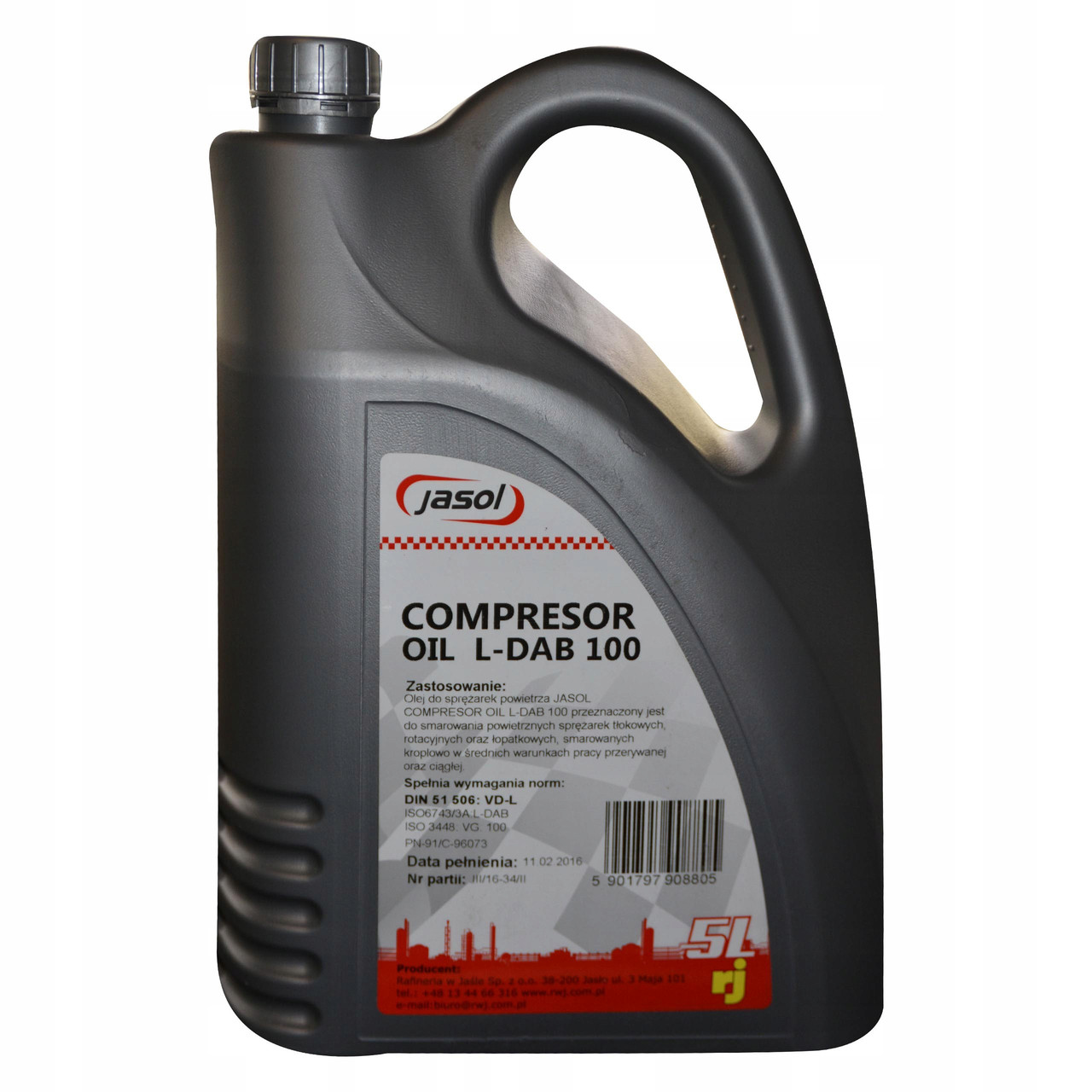 JASOL COMPRESOR OIL L-DAB 100 /масло компрессорное/1 L, пр-во Польша - фото 1 - id-p112059263