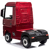 Детский электромобиль RiverToys Mercedes-Benz Actros 4WD HL358 (вишневый глянец) Лицензия, фото 4