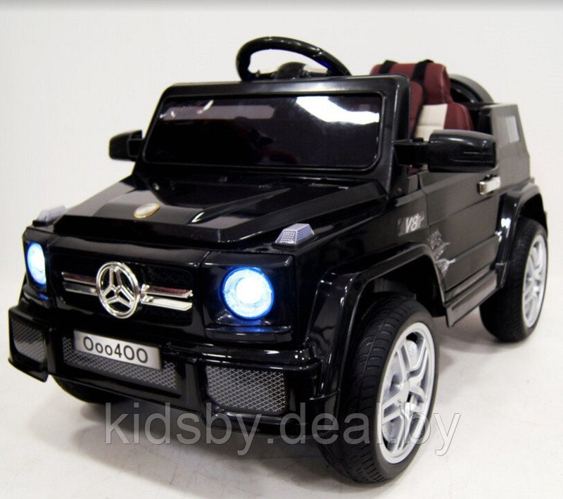 Детский электромобиль RiverToys Mercedes-Benz O004OO VIP (черный) - фото 1 - id-p114028827
