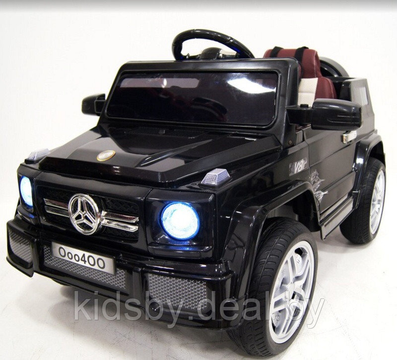 Детский электромобиль RiverToys Mercedes-Benz O004OO VIP (черный) - фото 4 - id-p114028827