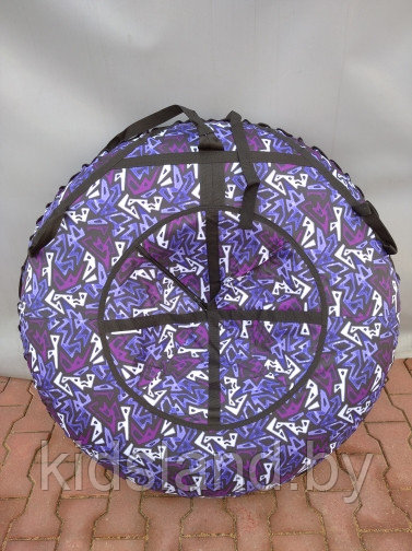 Надувная ватрушка (тюбинг) 100 см "Экстрим фиолетовый" с автокамерой - фото 2 - id-p114058042