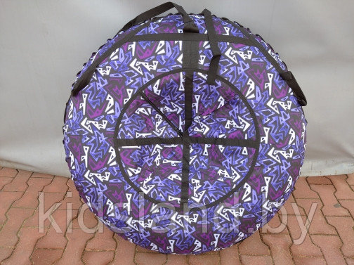 Надувная ватрушка (тюбинг) 100 см "Экстрим фиолетовый" с автокамерой - фото 1 - id-p114058042